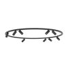 Nowoczesna lampa sufitowa czarny minimalistyczny plafon FOURTY ROUND IX BLACK 11950 Nowodvorski Lighting 